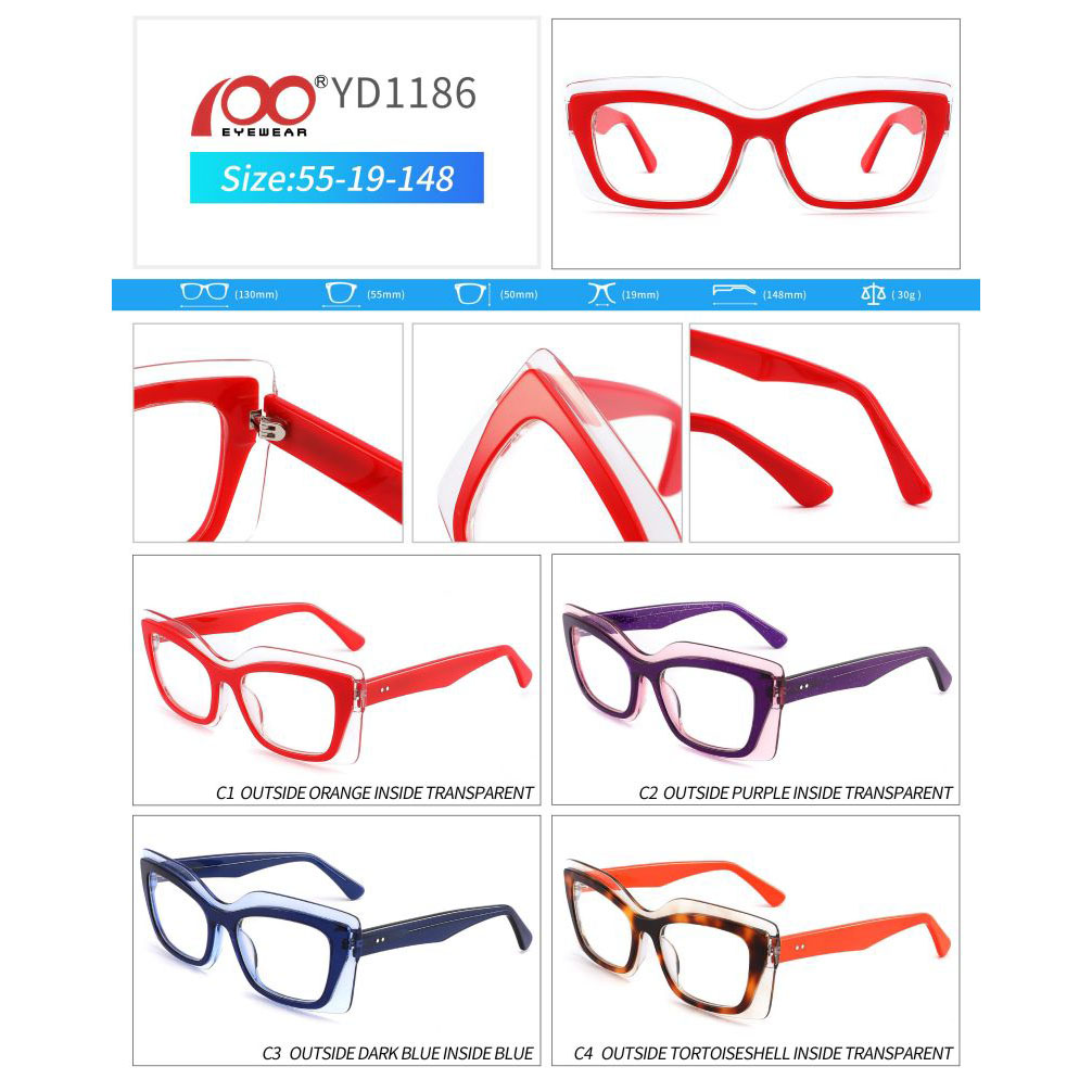 Women Acetate frame optical frame Frame men Classic Myopia Optic